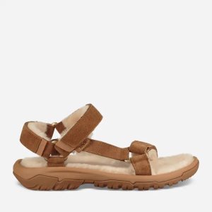 Teva Hurricane Shearling - Pánske Sandále - Hnede